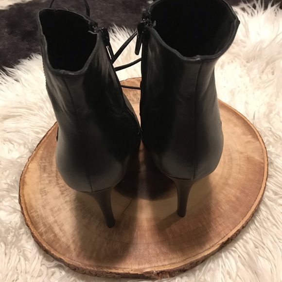 SOLD!! Lace Up Black Boots - Picture 5 of 8